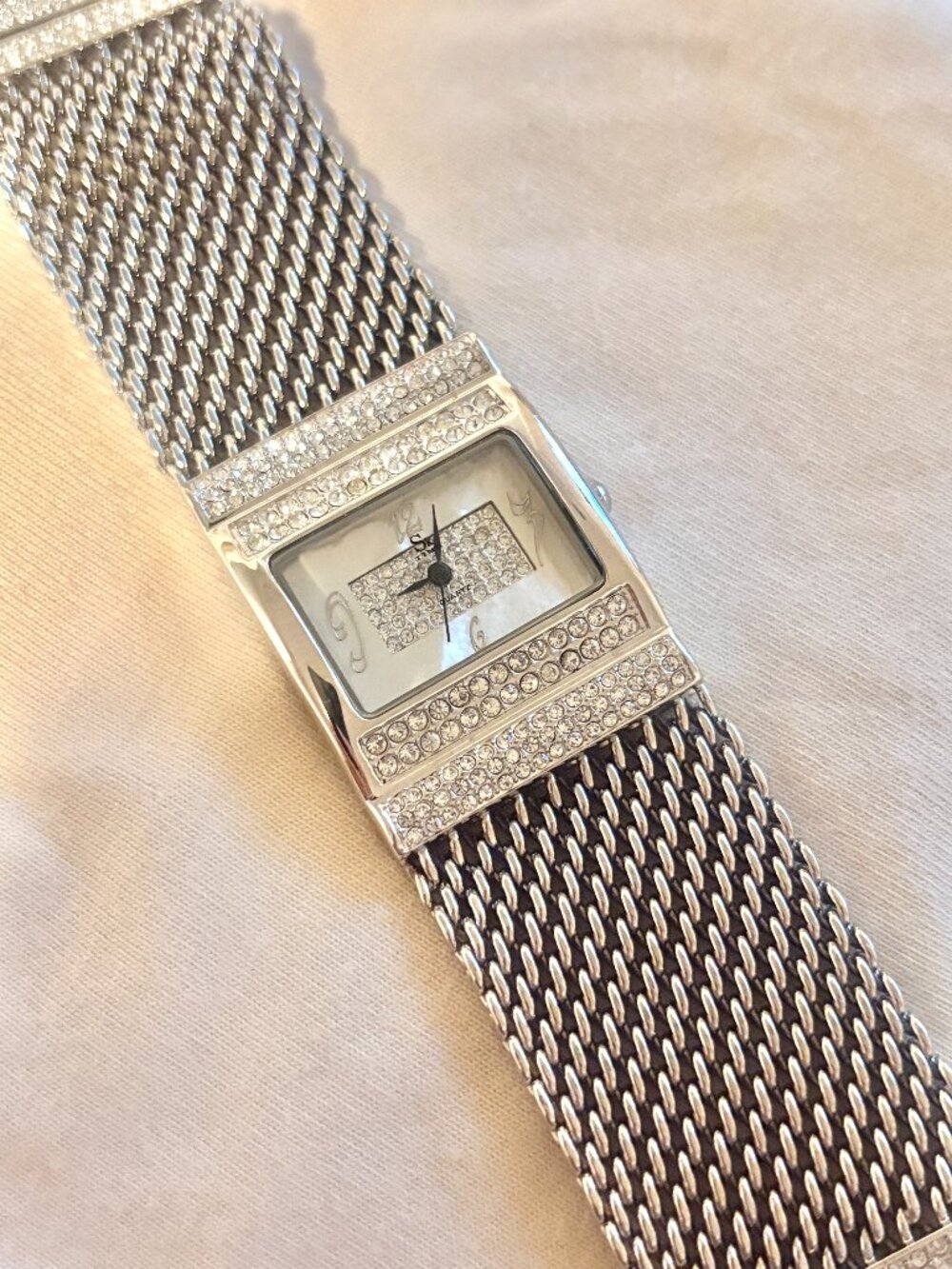 SK Time Austria crystal stainless steel back water resistant 3080